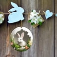 thumbnail image 2 of TechWave Easter Tapping on Window Easter Bunny Pattern In Hole Acrylic Pendant Decoration To Celebrate Easter Festivities, 2 of 5