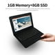 10,1 Pouces Netbook Léger Portable ACTIONS S500 1. Bras Cortex-A9/Android 5.1/1g + 8g/1024 * 600 Prise Noire – image 5 sur 7