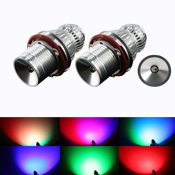 High Power Error Free RGB Multi-Color E39/E60 LED Angel Eyes Halo Light Bulbs ?