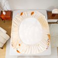 thumbnail image 5 of Manfei Harvest Pumpkin Bed Sheets Set King Size, Orange Maple Leaf Bedding King Size, Fall Autumn King Sheet Sets, Super Cozy Room Decoration, 4 Pieces, 5 of 7