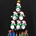 thumbnail image 3 of CafePress - Bernese Mt Dog Xmas Tree Pajamas - Women's Short Sleeve Print T-Shirt and Pants Dark Cotton Pajama Set, 3 of 7