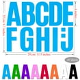 thumbnail image 2 of 4Inch Large Letter Stickers, 30 Sheets Vinyl Self Adhesive Alphabet and Punctuation Symbols Stickers Decals for Wall Decor,Bulletin Board,Mailbox,Home, 2 of 6