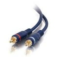 thumbnail image 4 of C2G Velocity 6ft Velocity RCA Stereo Audio Cable - Audio cable - RCA male to RCA male - 6 ft - STP - blue, 4 of 9