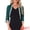 Dark Green, variant on Women's Sequin Beaded Open Front Evening Shrug M White