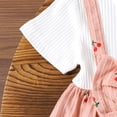 thumbnail image 5 of KEXE Baby Girl Sets 3T Girl Clothes Toddler Baby Girls Summer Clothes Short Sleeve T-Shirt Tops Short Sets Cute Outfits, 5 of 9
