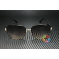 thumbnail image 2 of Tom Ford Claudia-02 TF 839 Plastic Womens Geometric Sunglasses Black Gold 62mm Adult, 2 of 6