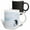 Multicolor, variant on 3drose, Snow Hill Island, Antarctica Emperor Penguin Walking with Tiny Chick, 11oz Magic Transforming Mug