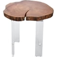 thumbnail image 4 of Meridian Furniture Woodland Live Edge Acacia Wood Top End Table, 4 of 8