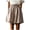 Coffee, variant on Qiopertar Linen Shorts for Women Vintage Casual Elastic High Waist Cotton Linen Pants with Pockets Plus Size Wide Leg Half Shorts, Black M