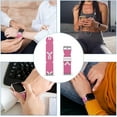 thumbnail image 3 of Pink Ribbon Breast Cancer Compatible with Apple Watch Band 38mm 40mm 42mm 44mm Women Men, Soft Silicone Sport IWatch Bands Replacement Strap Compatible for IWatch Series 7 6 5 4 3 2 1 SE, 3 of 8