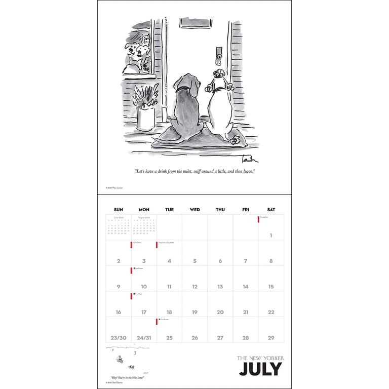 Cartoons from The New Yorker 2023 Wall Calendar (Calendar) - Walmart.com