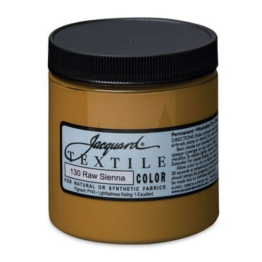 Jacquard Textile Color Fabric Paint 8oz-Raw Sienna