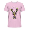 thumbnail image 4 of Xixinqiwan Mardi Gras Shirts for Men Plus Size,Mardi Gras Masks and Beads Adult T-Shirt for New Orleans Party Carnival, 4 of 6