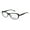 black / gray, variant on NEW LIGHTEC 7034L MENS/WOMENS DESIGNER FULL-RIM BLACK / GRAY FRAME DEMO LENSES 52-15-135 FLEXIBLE HINGES EYEGLASSES/GLASSES
