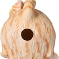 thumbnail image 5 of Soporte de tejido a tope de gato - Cubierta de caja de tejido cuadrado de gato naranja- Lindos accesorios de baño - Dispensador de tejido de resina, 5 of 5