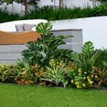 thumbnail image 5 of AcerichFad Artificial Plants for Outdoor, 24 Bundles Faux Greenery Fake Plastic Flowers with Stems for Outdoor Indoor Summer Patio Garden Porch Yard Home Decor, 5 of 7
