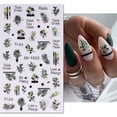 thumbnail image 4 of Pegatinas de uñas de flores en relieve 5D para uñas acrílicas, 6 hojas de pegatinas de uñas de flores grabadas para mujeres, 10,5*6,8 CM, 4 of 6