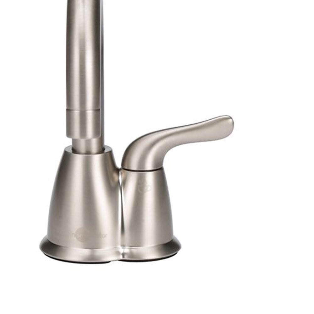 InSinkErator Invite HOT150 Series Instant Hot Water Dispenser Tank with 1-Handle 6.25 in. Faucet in Satin Nickel