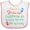 White and Pink, variant on Inktastic Aviation Mechanic Like Daddy Boys or Girls Baby Bib