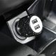 thumbnail image 1 of Bling-cargador USB para coche, adaptador rápido de doble puerto, 5V, 2.1A, rosa, decoración de coche, estilo de coche, accesorios de coche, Interior para mujer, nuevo, 1 of 4
