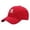 Watermelon Red, variant on Bright Blue R Letter Patch Embroidery Baseball Cap, Solid Washed Cotton Adjustable Casual Unisex Dad Hat