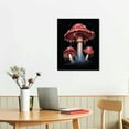 thumbnail image 2 of COMIO  Dark Academia Mushroom Prints Glossy Woodland Cottagecore Minimalist Fungi Wall Art Decor, 2 of 4