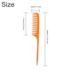 thumbnail image 2 of Wide Tooth Comb for Curly Hair,Long Hair,Wet Hair,Detangling Comb, Paddle Hair Comb (Black, Rat Tail Combs) (Orange), 2 of 5