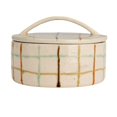 thumbnail image 3 of Creative Co-Op Mosaic Retreat Stoneware Dish with Lid, Multicolor, 3 of 3