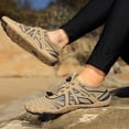 thumbnail image 2 of lnmuld Men Women Barefoot Shoes, Breathable Mesh Shoes for Water Yoga Fitness Hiking Color:Khaki,Size:5.5, 2 of 6