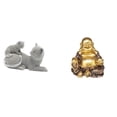 thumbnail image 1 of Figura de escritorio,Estatua de gato,linda estantería,escritorio,decoración del hogar,Estatua de Buda,Figuras de estatuas de Buda Bodhisattva de meditación,Figuras de esculturas, 1 of 8