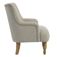 thumbnail image 5 of Armchair Chair, Gray, Fabric, Living Room Lounge Cafe Lobby Hospitality Restaurant, Modern Contemporary, HB37500, 5 of 9