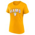 thumbnail image 2 of Women's Fanatics  Gold Los Angeles Rams Team T-Shirt, 2 of 3