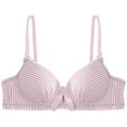 thumbnail image 2 of Teen Girls Plaid Bras Wireless Adjustable Straps Bralette Push up Support Comfortable Breathable Everyday Bra Sport Bra for Girls L, 2 of 7
