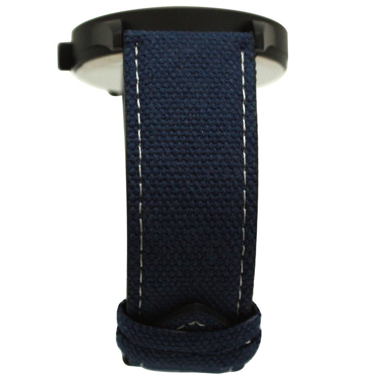New large face watch multi color numbers denim band Olivia Pratt Denim Band Big Face and Numbers Men Watch  main image 3