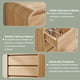 thumbnail image 5 of Cajonera, Cajonera para Recamara, Cómoda de 5 Cajones, Claro Moderna Cómoda de Almacenamiento 30 Pulgada, Clóset Almacenamiento Claro con 5 Cajones 75x40x114.5CM, 5 of 6