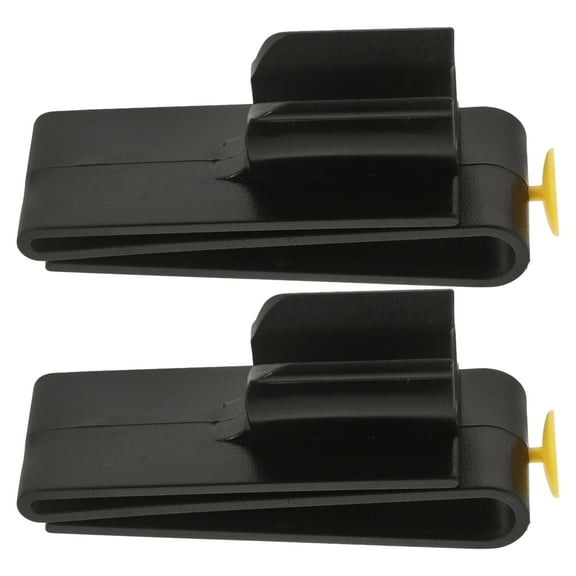 WHAMVOX Golf Putter Holder Clip for Bag Made of Durable Plastic Black Color 2 Pieces