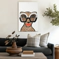 thumbnail image 4 of WFSposter Kate and Laurel Sylvie Cheetah Canvas Wall Art,Kendra Dandy of Bouffants and Broken Hearts, 18x24 Black, Modern Animal Art Decor for Wall, 4 of 7