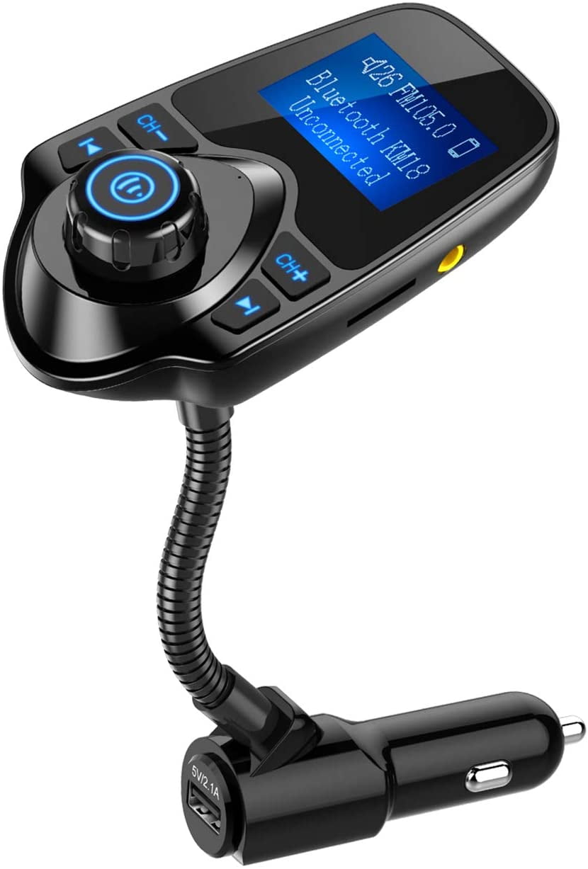 rooster stoeprand Jood Nulaxy FM Transmitter, Wireless in-Car Bluetooth FM Transmitter Radio  Adapter Car Kit W 1.44 Inch Display Supports TF/SD Card and USB Car Charger  for All Smartphones Audio Players - Walmart.com