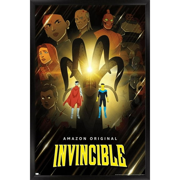 Invincible - Gold One Sheet Wall Poster, 14.725" x 22.375" Framed