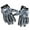 Black, White, variant on Lethal Threat Tattoo Mens Textile Motorcycle Gloves Black/White LG
