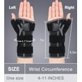 thumbnail image 6 of TISMOD Quick Wrap Wrist and Thumb Brace - Wrist Brace with Thumb Support for Thumb Spica Splint, Dequervains Tendonitis Wrist Brace with Thumb Stabilizer (Right Hand), 6 of 6