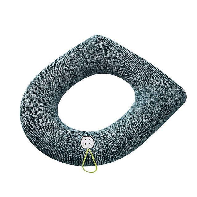 Cojín Universal para asiento de inodoro, cubierta gruesa para inodoro, anillo de inodoro lavable, suave