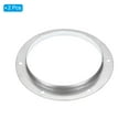 thumbnail image 3 of Uxcell 7" Metal Duct Connector Flange Straight Pipe Exhaust Flange Duct Mounting Plate 2 Pack, 3 of 5