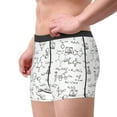 thumbnail image 2 of Fotbe Chemical Formulas Men’s Total Support Pouch Boxer Briefs, X-Temp Cooling, Moisture-Wicking Underwear, Regular, Long-leg and Trunk-XX-Large, 2 of 6