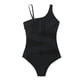 thumbnail image 1 of Acyse Womens Bikinis for Summer Clearance Juniors Cute Mesh Shoulder Tie Off Waist Swimwear, 1 of 3