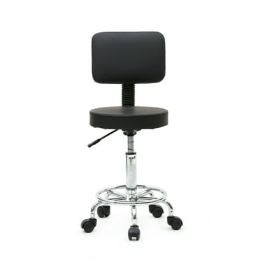 Ktaxon Adjustable Rolling Stool Stool with Back,  for Spa Office Home Kitchen Massage Medical Lab Bar Artist