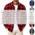 thumbnail image 2 of LYSMORA Men's Plaid Flannel Button Down Shirt Long Sleeve Lapel Collar Casual Button Up Shirt with Chest Pocket Regular Fit for Work Travel Daily Outdoor, 2 of 5