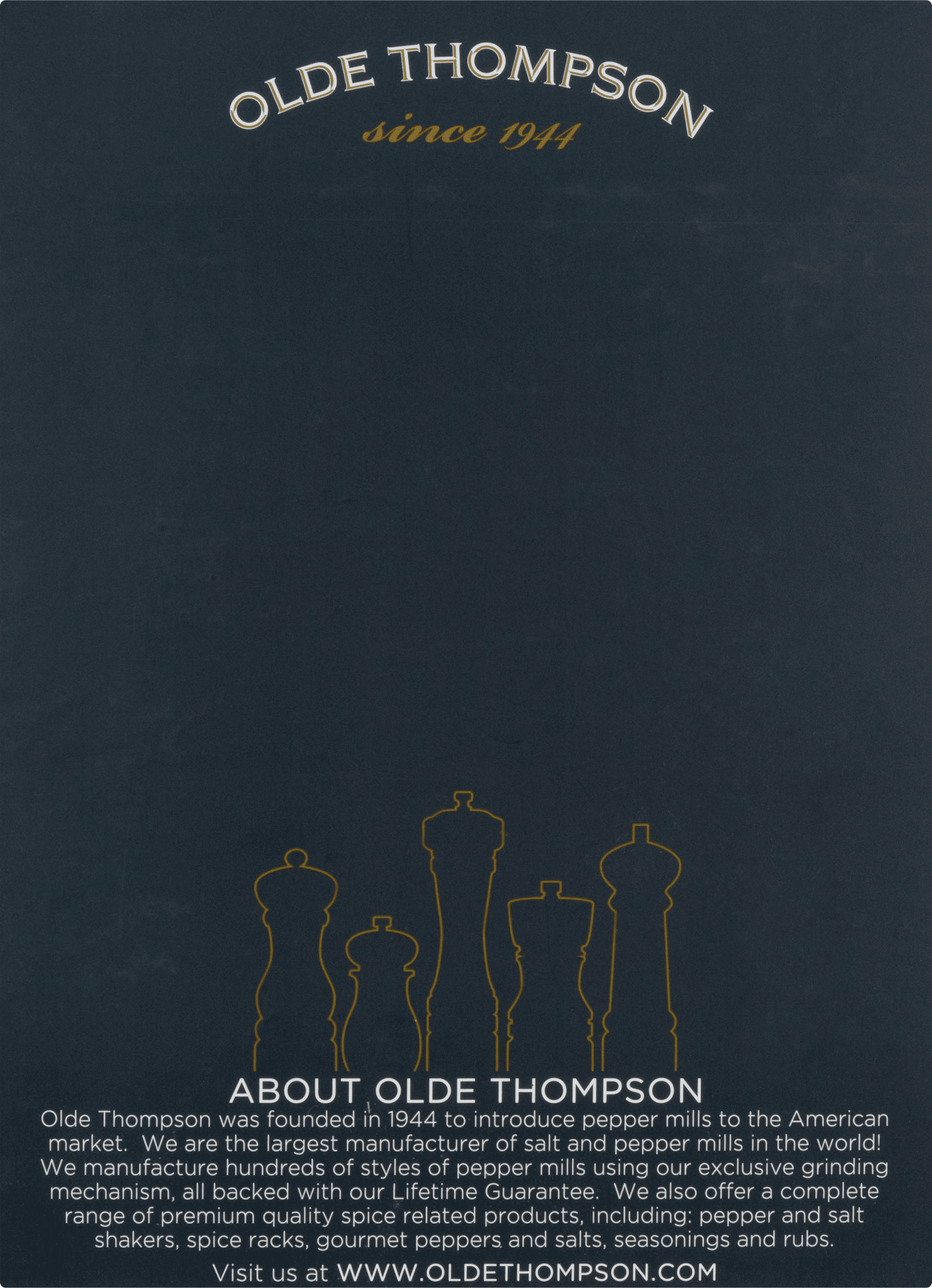 olde thompson del norte pepper mill