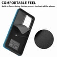 thumbnail image 4 of Nalacover Wallet Case for Samsung A04E, Premium Leather Case with Card Holder, 360°Rotation Ring Kickstand, RFID Blocking Protective Magnetic Back Clsoure Case for Samsung Galaxy A04E, Blue, 4 of 13