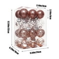 thumbnail image 3 of SLYNSHome Christmas Tree Balls Ornaments Kits,Glitter Shatterproof 4 Style Christmas Balls Set Baubles for Xmas Tree Holiday Party Wedding Decoration (3.1Inch,Rose Gold,A Set of 24Pcs), 3 of 6
